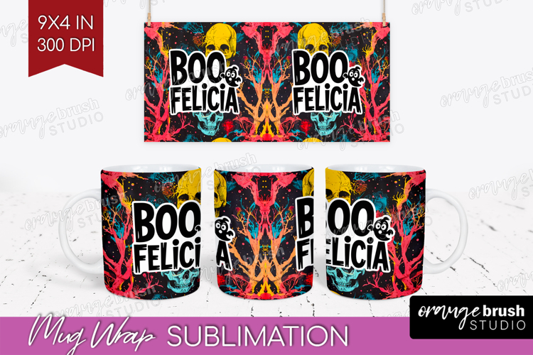 Sarcastic Quote Mug Wrap - Halloween Mug PNG Sublimation example image 1