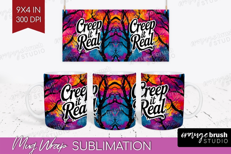 Sarcastic Quote Mug Wrap - Halloween Mug PNG Sublimation example image 1