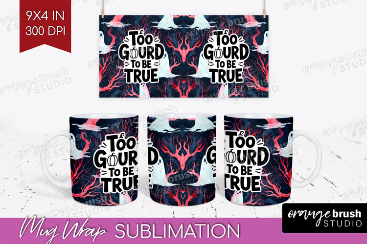 Sarcastic Quote Mug Wrap - Halloween Mug PNG Sublimation