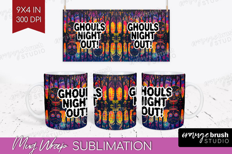 Sarcastic Quote Mug Wrap - Halloween Mug PNG Sublimation
