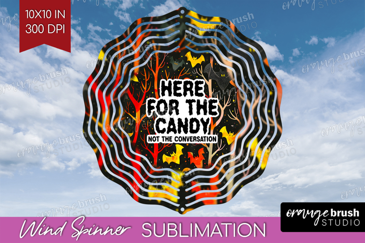 Sarcastic Quote Wind Spinner Sublimation PNG - Halloween