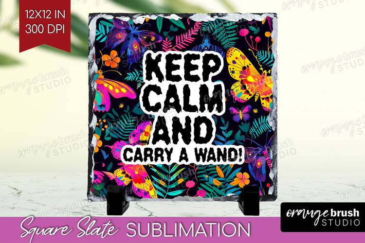 Sarcastic Quote Slate PNG - Halloween Square Slate