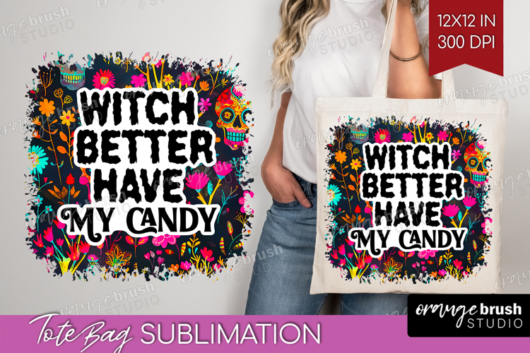 Sarcastic Quote Tote Bag - Halloween Tote Bag PNG example image 1