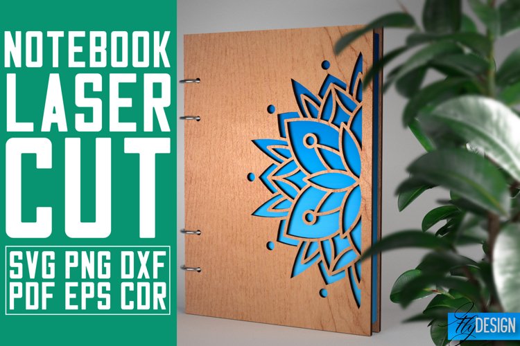 Notebook Cover Laser Cut SVG | School Laser Cut