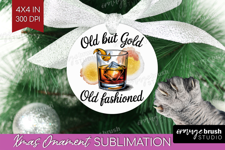 Old Fashioned Cocktail Ornament PNG Summer Drink PNG