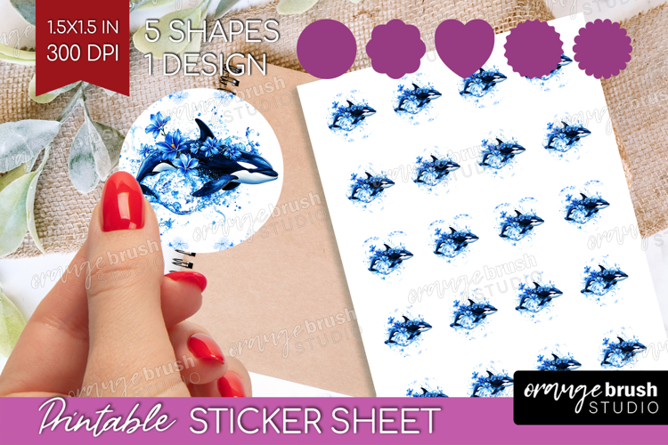 Blue Flowers Clipart Image 22
