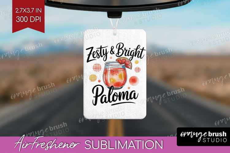 Paloma Cocktail Air Freshener PNG Summer Drink PNG