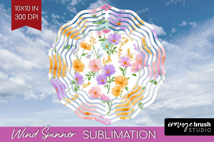 Watercolor Flowers Image 6