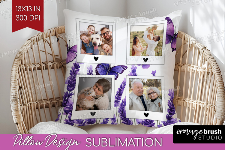 Wildflowers Photo Pillow PNG - Summer Flowers Picture Frame example image 1