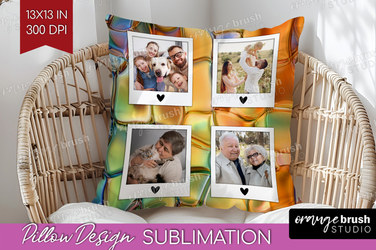 Gem Texture Photo Pillow PNG - Gemstone Picture Frame Pillow