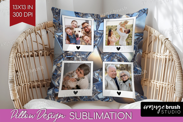 Gem Texture Photo Pillow PNG - Gemstone Picture Frame Pillow