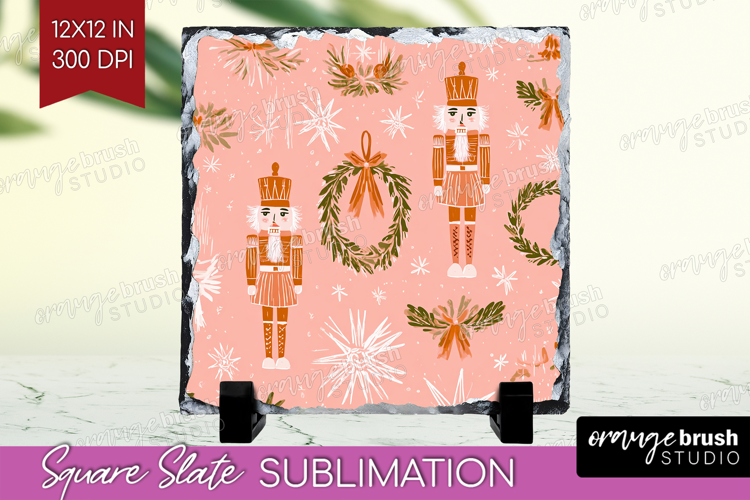 Pink Christmas Slate PNG - Coquette Xmas Square Slate