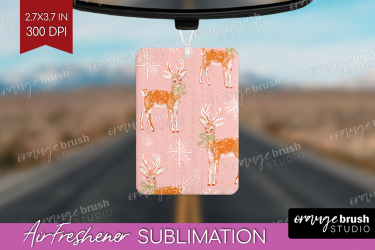 Pink Christmas Air Freshener PNG - Coquette Xmas PNG