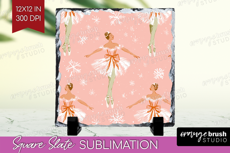 Pink Christmas Slate PNG - Coquette Xmas Square Slate
