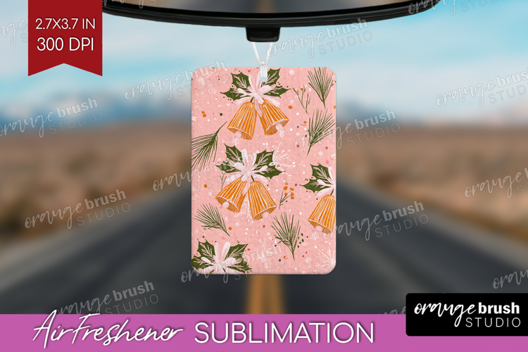 Pink Christmas Air Freshener PNG - Coquette Xmas PNG