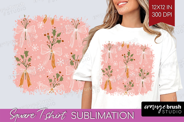 Pink Christmas Background Image 18