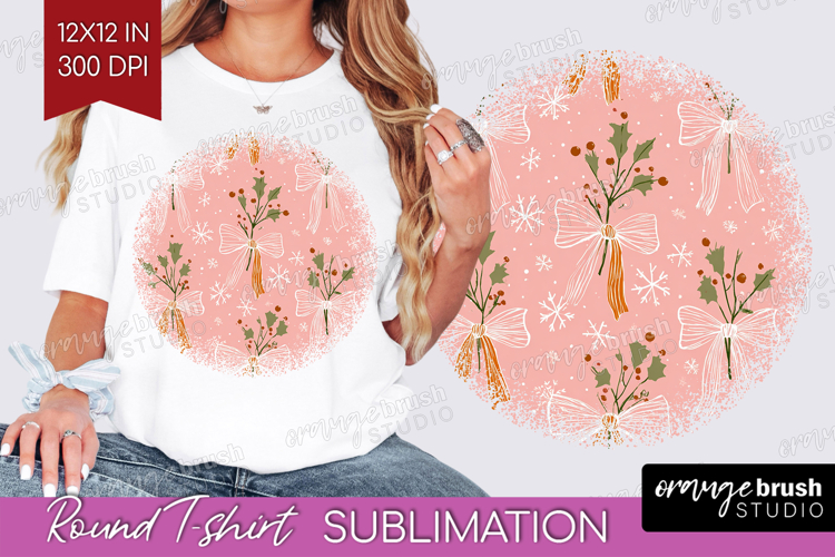 Pink Christmas Background Image 12