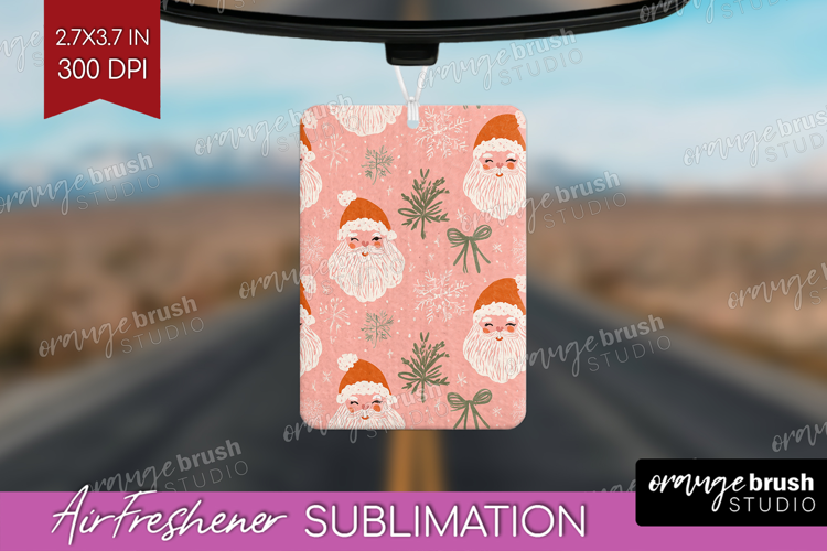 Pink Christmas Air Freshener PNG - Coquette Xmas PNG