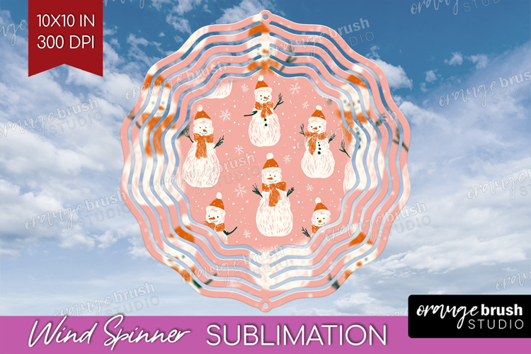 Pink Christmas Wind Spinner Sublimation PNG - Coquette Xmas