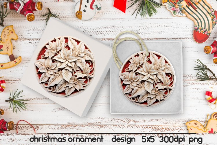 Christmas Ornament Sublimation Designs Image 2