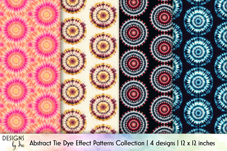 Abstract Tie Dye Seamless Patterns, Tie Dye Digital Paper