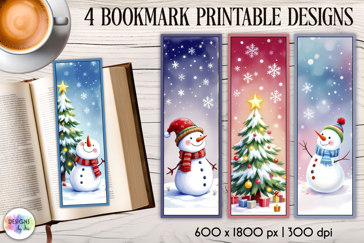 Christmas Bookmark Printables, Book Lover Quotes Bookmarks