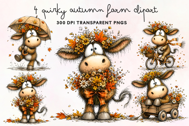 Farmhouse Animals Clipart Image 22