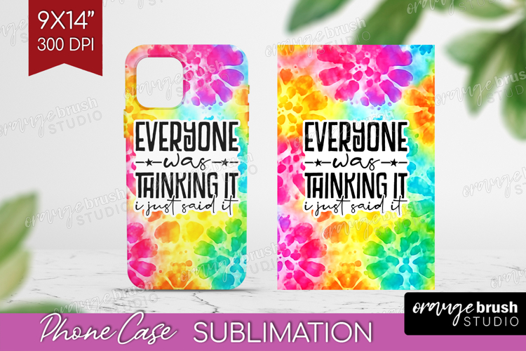 Sarcastic Quote Phone Case PNG - Brush Stroke Case PNG