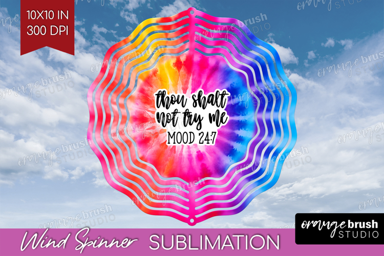 Sarcastic Quote Wind Spinner Sublimation PNG - Brush Stroke