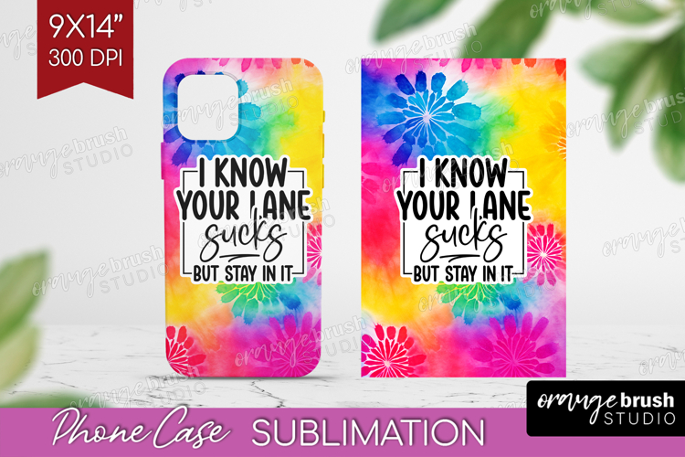 Sarcastic Quote Phone Case PNG - Brush Stroke Case PNG