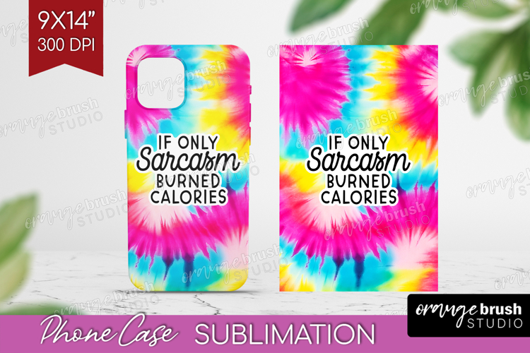 Sarcastic Quote Phone Case PNG - Brush Stroke Case PNG