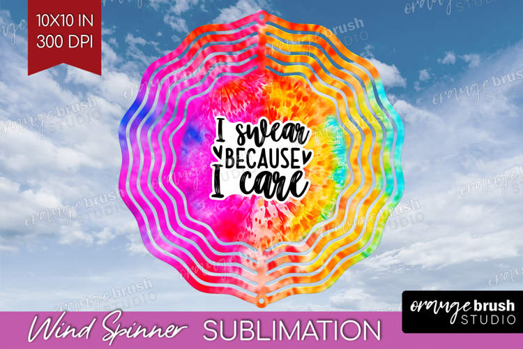 Sarcastic Quote Wind Spinner Sublimation PNG - Brush Stroke