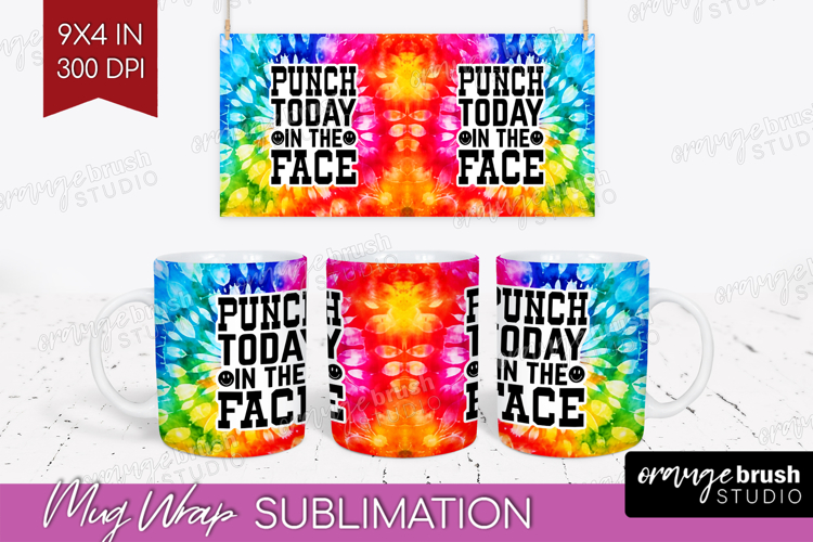 Sarcastic Quote Mug Wrap - Brush Stroke Mug PNG Sublimation