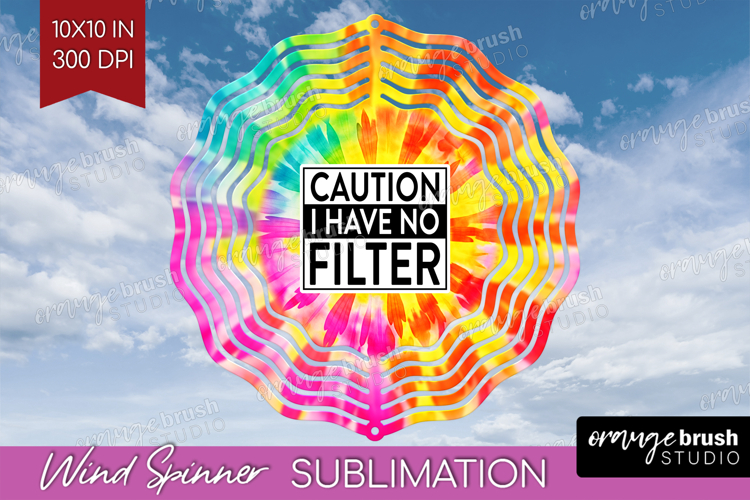 Sarcastic Quote Wind Spinner Sublimation PNG - Brush Stroke