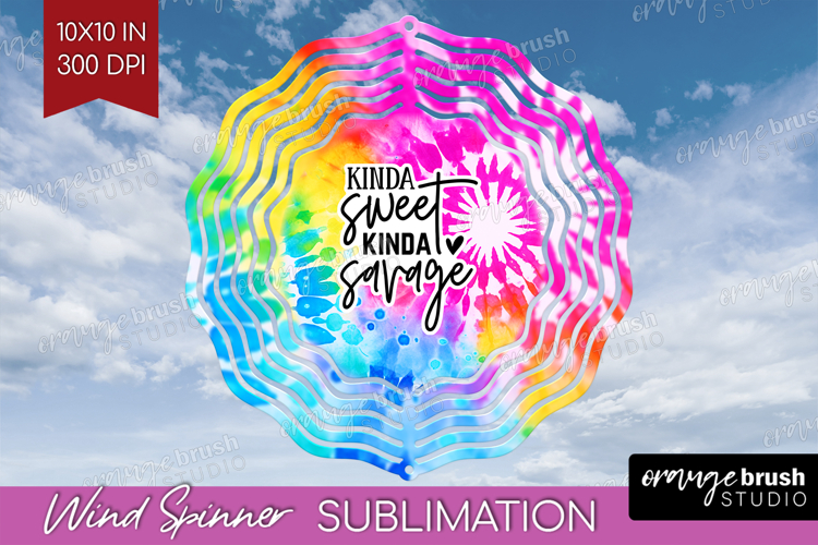 Sarcastic Quote Wind Spinner Sublimation PNG - Brush Stroke