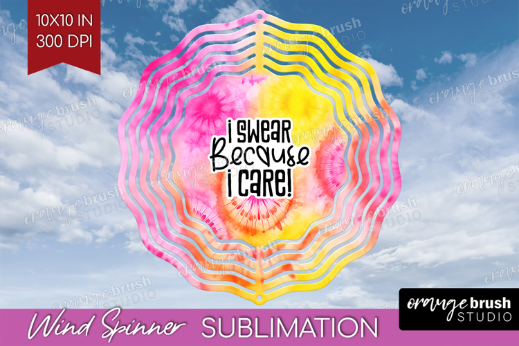 Sarcastic Quote Wind Spinner Sublimation PNG - Brush Stroke