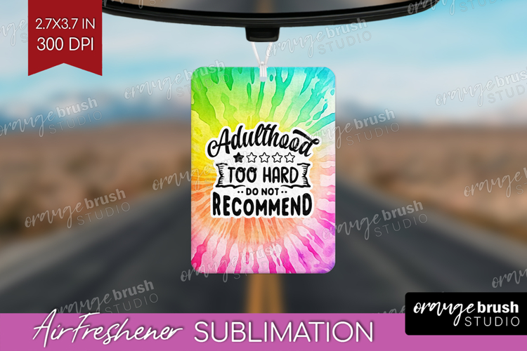 Sarcastic Quote Air Freshener PNG - Brush Stroke PNG