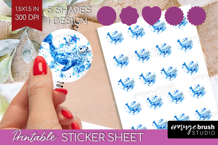 Blue Flowers Clipart Image 17