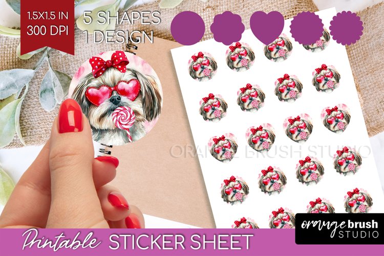 Shih Tzu Clipart Image 13