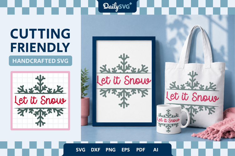 Winter Snowflake SVG