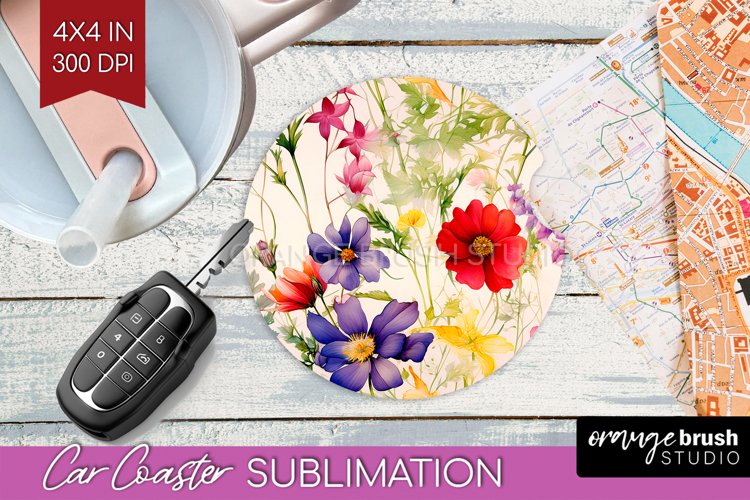 Watercolor Flowers Png Image 13