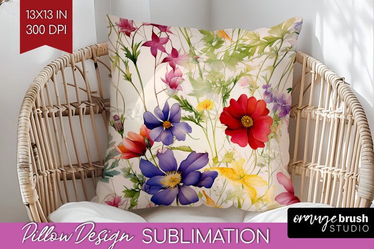 Watercolor Flowers Png Image 9