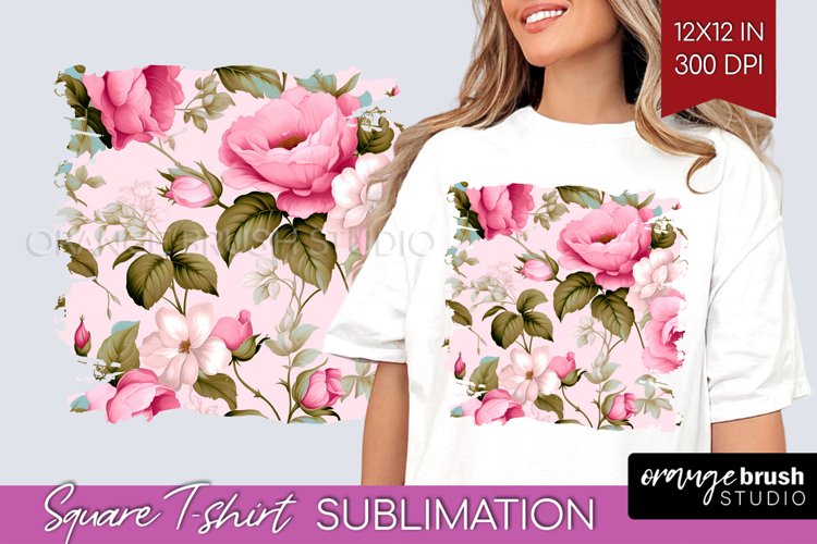 Floral Background Png Image 6