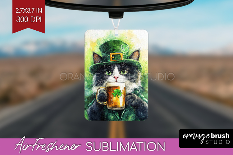 St. Patricks Day Air Freshener PNG - Cute Animals PNG example image 1