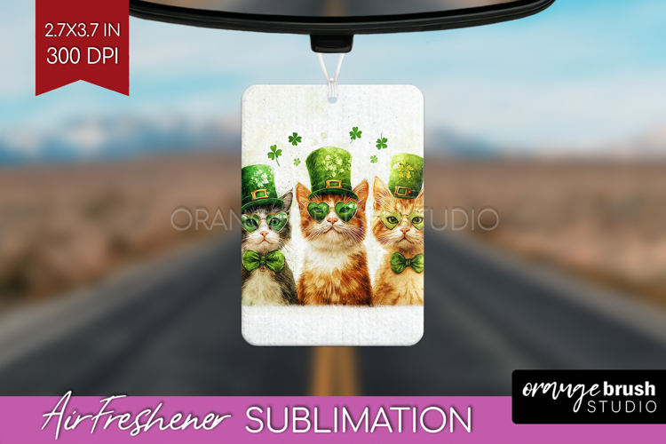 St. Patricks Day Air Freshener PNG - Cute Animals PNG example image 1
