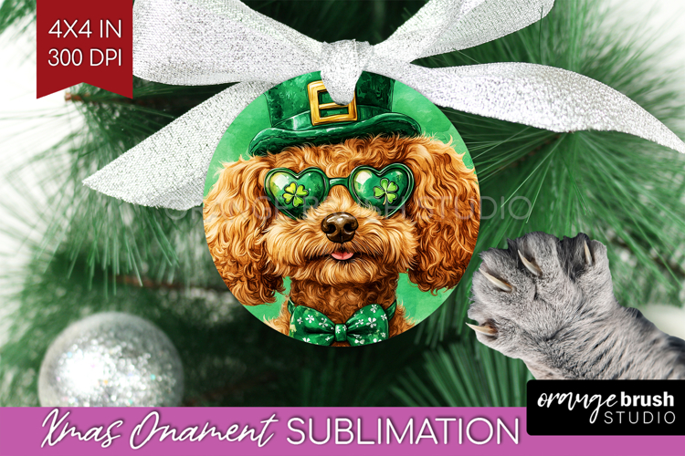 St. Patricks Day Ornament PNG - Cute Animals PNG Sublimation