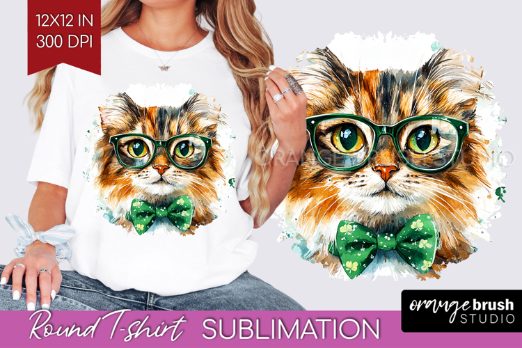 St. Patricks Day Round Tshirt Background - Cute Animals PNG