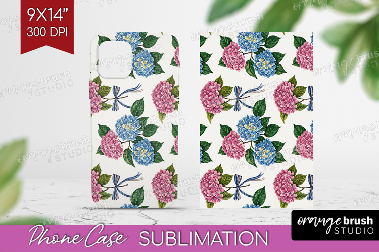 Summer Flowers Phone Case PNG - Floral Case PNG Sublimation