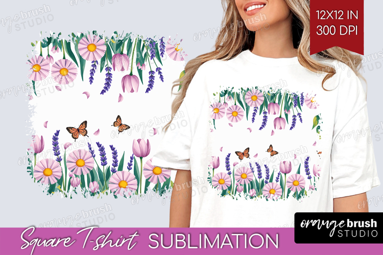 Floral Background Png Image 4