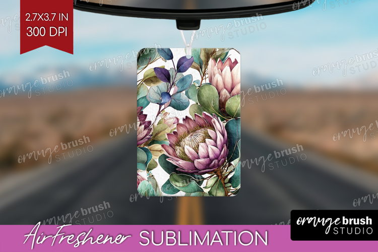 3D Flowers Air Freshener PNG - Summer PNG Sublimation